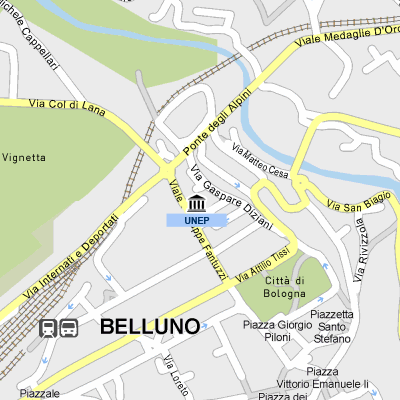 Mappa di Belluno